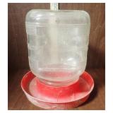 Chicken Water with Coffee Jar Top