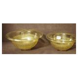 2 Amber Nesting Bowls
