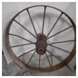 31" Metal Wagon Wheel