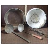 Strainer, Kitchen Utensils, Granite Bowl