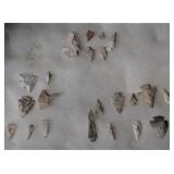 23 Missouri Arrow Heads & Points