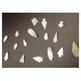 16 Missouri Arrow Heads & Points