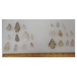 23 Missouri Arrow Heads & Points