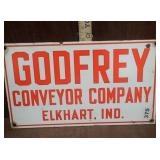 Godfrey Conveyor Porcelain Sign