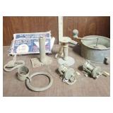 Sifter, Hog Scrappers & Fishing Reels