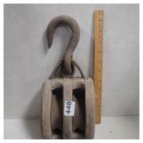 Wooden Block Pulley