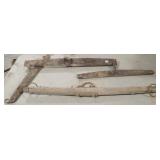 Metal Double Tree & Wood Single Tree