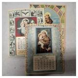 1939, 1940, 1942 - Religious Mini Calendars