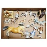Mini Horses, Dog Figurines