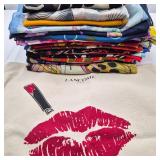 Nice Mix of Women’s Fashion Scarves with Lancome Tote