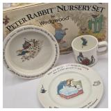 Beatrix Potter “Peter Rabbit” Nursery Set by Wedgwood