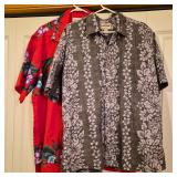 Helena's & Cooke Street Hawaiian Shirts Large & 2XL