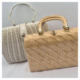 Pair of Vintage Wicker Purses (Hong Kong & Lesco Long)