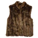 (NWT) Faux Fur Fashion Vest and Two Scarves