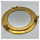Nautical Brass Porthole Decorative Wall Mirror 11.5 Inch