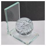 Crystal Bubble Sphere Book End (Single)