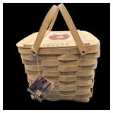 Basketville Handcrafted Basket with Handles - Signed