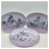 'The Wild Bunch' Wolf Cub Plates & Ornaments, Bradford Exchange