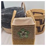 Decorative Storage Basket Trio