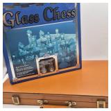 Glass Chess Set (New in Box) & Backgammon Set in Case