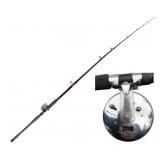 Alvey Australian Side‑Cast Reel with 10' Fishing Pole
