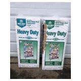 Pair of Heavy‑Duty Steel Shelving Units