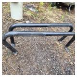 Smittybilt Black Round Nerf Step Bars – Pair, Textured Steel, Vehicle