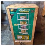 DuraShelf Interlocking 5‑Shelf Storage Unit, Snap‑Fit Assembly (#1)