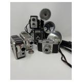 Vintage Kodak Cameras & Brownie Movie Cameras – Untested Lot