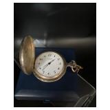 Lucerne 17‑Jewel Swiss Pocket Watch with Hunting Scene Case - WORKS