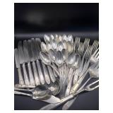 Antique Oneida Community “Grosvenor” Silverplate Flatware—Mixed Pieces
