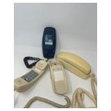 Trio of Vintage Telephones – Conair Caller ID & Pac‑Tel Models