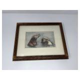 Sally Hewitt Limited Edition Otter Print, 145/300