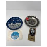 1989 Astri Holthe Christmas & 1969 Apollo 11 Moon Landing