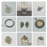 Jade & Chrysoprase Jewelry Mix