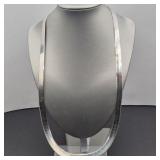 12mm Wide 925 Italy Herringbone Chain 27-Inch