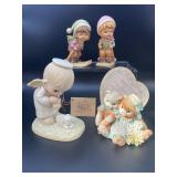 God’s Ray of Mercy, Friendship & Vintage Skiers Figures