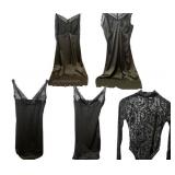 Black Lingerie Lot – Victoria’s Secret & Belle Poque Slips & Bodysuit