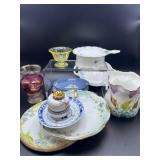 Grandma’s Porcelain Collectible Variety – Mixed Decorative Pieces