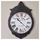 Old Town Wood Wall Clock
