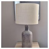 Style Craft Textured Concrete Table Lamp