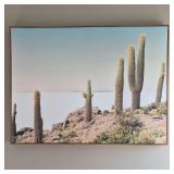 Desert Cactus Canvas Print 40 Inch x 30 Inch