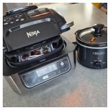 Ninja Smart Grill Cooker & Bella Mini Crock Pot Kitchen Duo