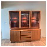 Modern Nordic Style Buffet Hutch Two-Piece