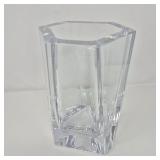 Orrefors Sweden Hexagonal Crystal Vase