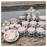 Villeroy & Boch “Botanica” Tea Set & Extras