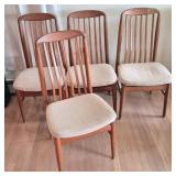 Four Benny Linden Modern Dining Chairs (Read)