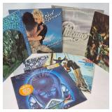 Vintage Vinyl LP Lot Journey, CCR, Chicago, Rod Stewart & More