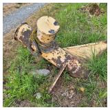 Rustic Steel Stockless Mooring Anchor Nautical Yard Decor