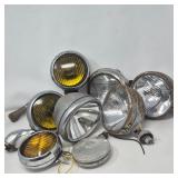 Vintage Fog Lights Driving Lamps 1930s 50s - Restoration or Display